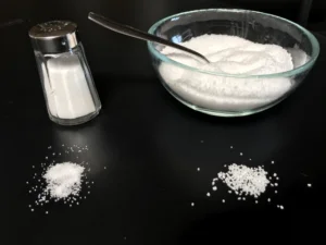 إنتاج ملح الطعام المزود باليود / الملح المعالج باليود
